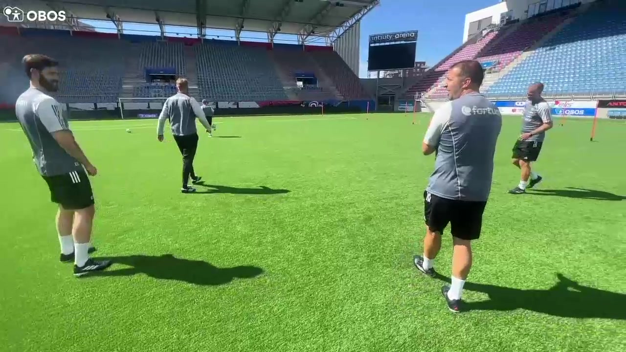 Geir Bakke før Molde-kampen